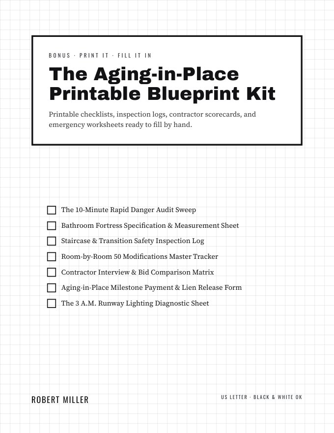 The Aging-in-Place Printable Blueprint Kit